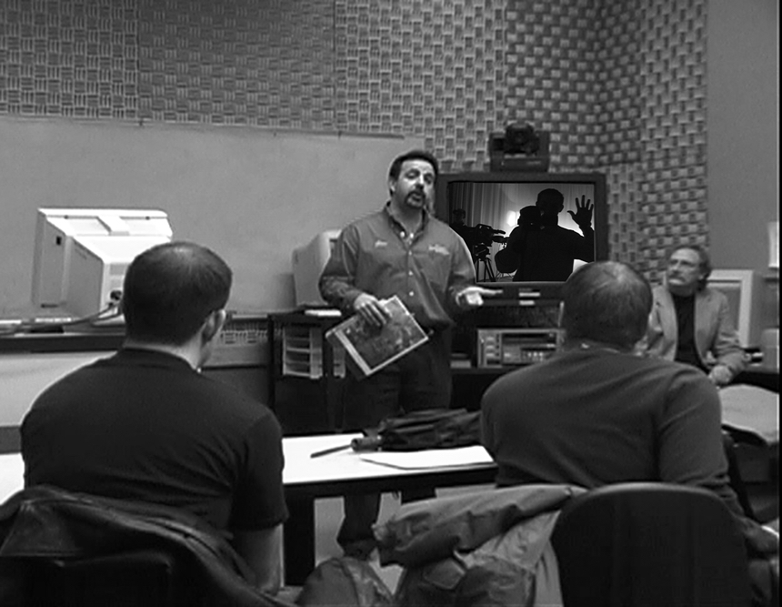 Tommy teaching a class at Rowan
