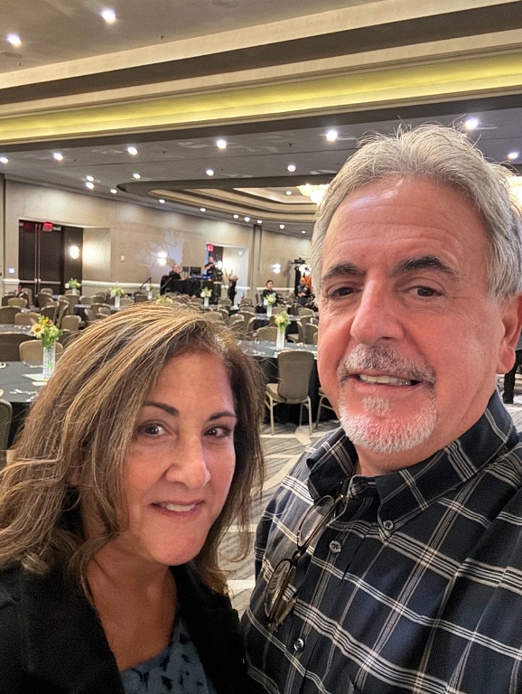 Tommy and his wife at an event